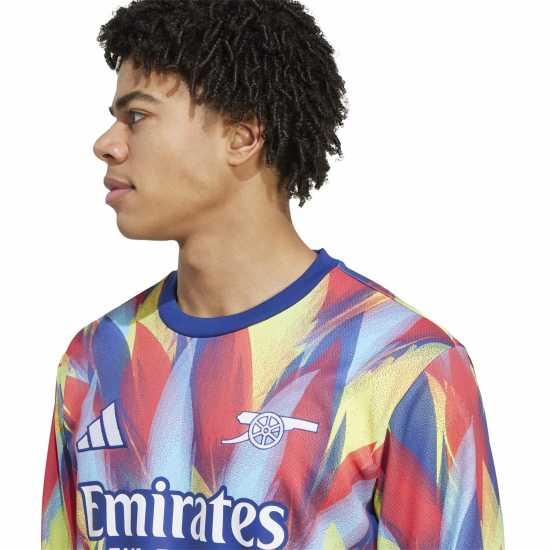 Adidas Arsenal Long Sleeve Pre-Match Shirt 2025 2026 Mens  Футболни тренировъчни горнища