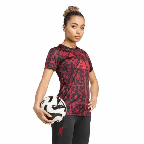 Adidas Liverpool Pre Match Shirt 2025 2026 Womens  Всекидневно футболно облекло