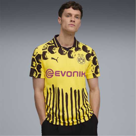 Puma Домакинска Футболна Фланелка X Kidssuper Borussia Dortmund Home Shirt 2025 2026 Adults  
