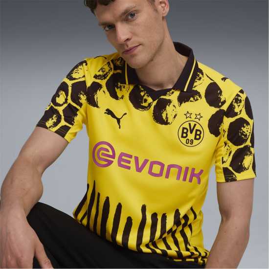 Puma Домакинска Футболна Фланелка X Kidssuper Borussia Dortmund Home Shirt 2025 2026 Adults  