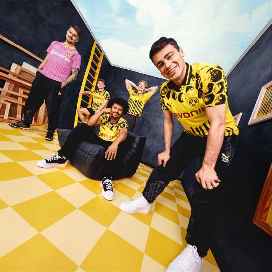 Puma Домакинска Футболна Фланелка X Kidssuper Borussia Dortmund Home Shirt 2025 2026 Adults  