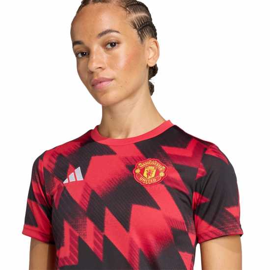 Adidas Manchester United Pre-Match Shirt 2025 2026 Womens  