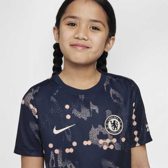 Детски тениски и фланелки Nike Chelsea Pre Match Shirt 2024 2025 Juniors Nike Chelsea Pre Match Shirt 2024 2025 Juniors Детски тениски и фланелки