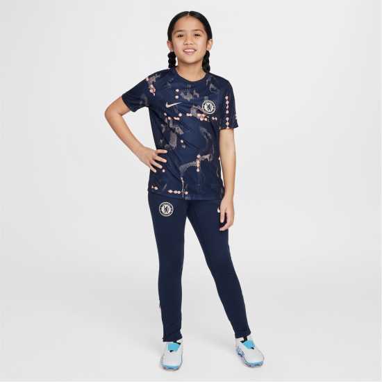 Детски тениски и фланелки Nike Chelsea Pre Match Shirt 2024 2025 Juniors Nike Chelsea Pre Match Shirt 2024 2025 Juniors Детски тениски и фланелки