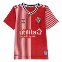 Hummel Домакинска Футболна Фланелка Southampton Fc Home Shirt 2023 2024 Junior  Футболна разпродажба