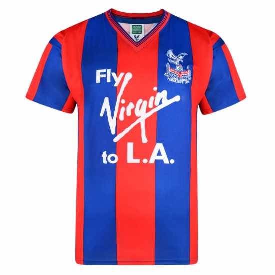 Score Draw Crystal Palace FC '90 Shirt Adults  - Мъжко облекло за едри хора