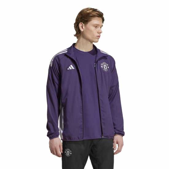 Adidas Manchester United Presentation Jacket 2025 2026 Mens  