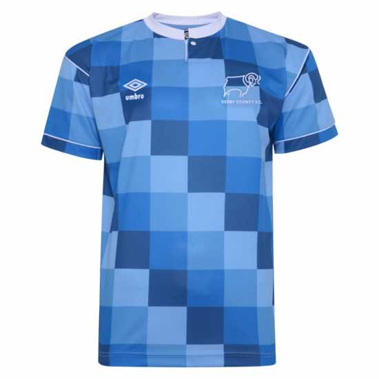Футболни тренировъчни горнища Score Draw Derby County 1988 Retro Away Shirt Adults Score Draw Derby County 1988 Retro Away Shirt Adults Футболни тренировъчни горнища