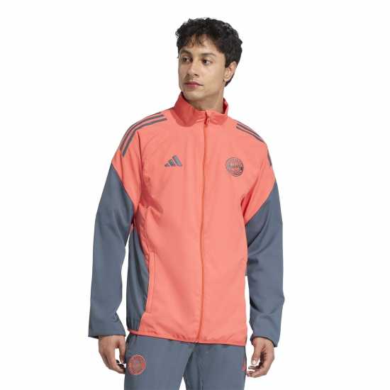 Футболни тренировъчни якета Adidas Мъжко Яке Bayern Tiro 25 Competition Presentation Jacket Mens Adidas Мъжко Яке Bayern Tiro 25 Competition Presentation Jacket Mens Футболни тренировъчни якета
