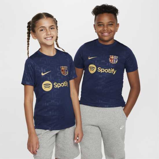 Nike Barcelona Academy Pro Home Pre Match Shirt 2024 2025 Juniors  