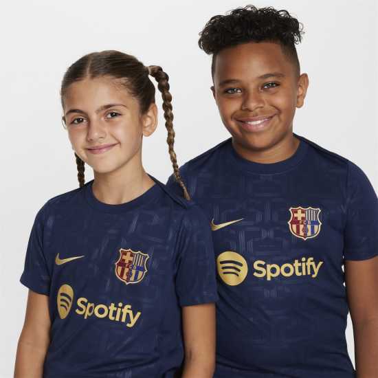 Nike Barcelona Academy Pro Home Pre Match Shirt 2024 2025 Juniors  