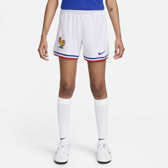 Дамски къси панталони Nike France Home Shorts 2024 Womens Nike France Home Shorts 2024 Womens Дамски къси панталони