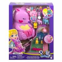Mattel Polly Pocket Mama & Joey Kangaroo Compact Playset  Подаръци и играчки