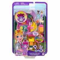 Mattel Polly Pocket Camp Adventure Llama Compact Playset  Подаръци и играчки