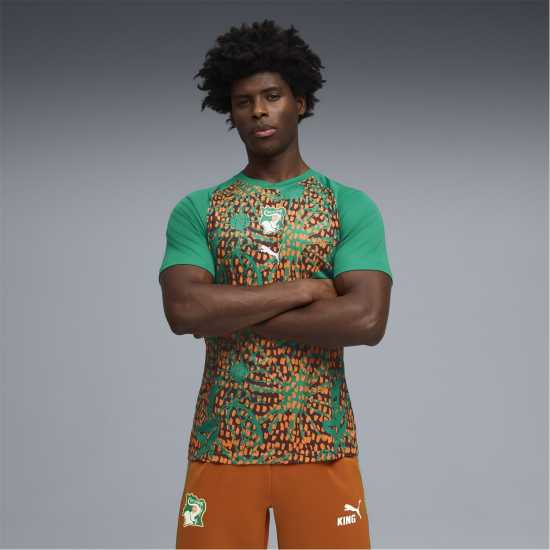 Puma Mens Ivory Coast Warm-Up Shirt World Cup 2026  