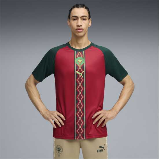 Puma Mens Morocco Warm-Up Shirt World Cup 2026  