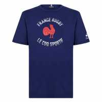 Le Coq Sportif France Rugby Crew T-Shirt 2023
