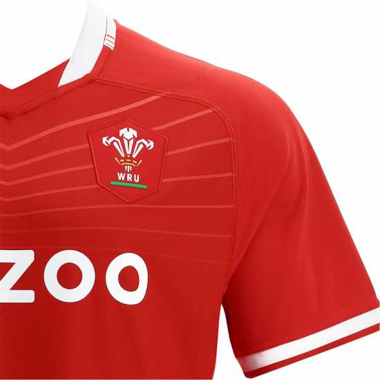 Macron Домакинска Футболна Фланелка Wales Home Shirt 2021 2022  Мъжко облекло за едри хора