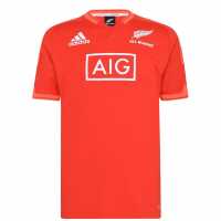 Adidas Мъжка Риза New Zealand Rugby All Blacks Training Shirt Mens  Мъжко облекло за едри хора