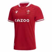 Macron Wales Home Rugby Shirt 2021 2022 Ladies  Дамски тениски с яка