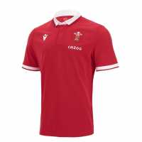 Macron Wales Home Short Sleeve Classic Rugby Shirt 2021 2022