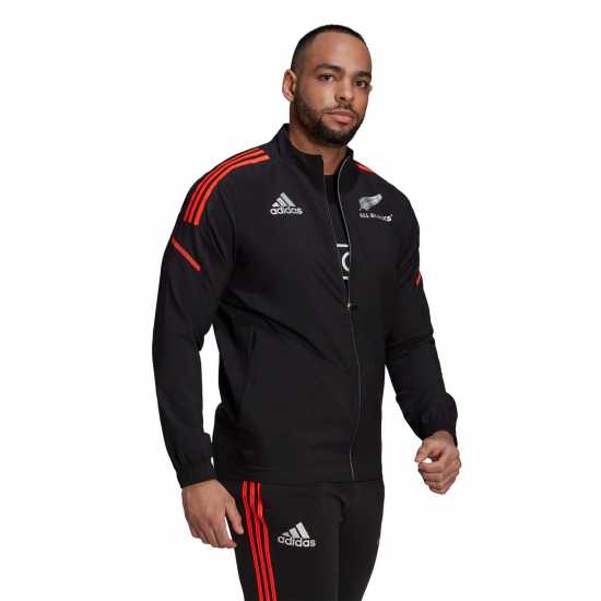 Adidas Мъжко Яке New Zealand All Blacks Presentation Jacket Mens  Мъжки грейки