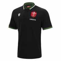 Macron Wales Short Sleeve Alternate Classic Rugby Shirt 2021 2022  Мъжко облекло за едри хора