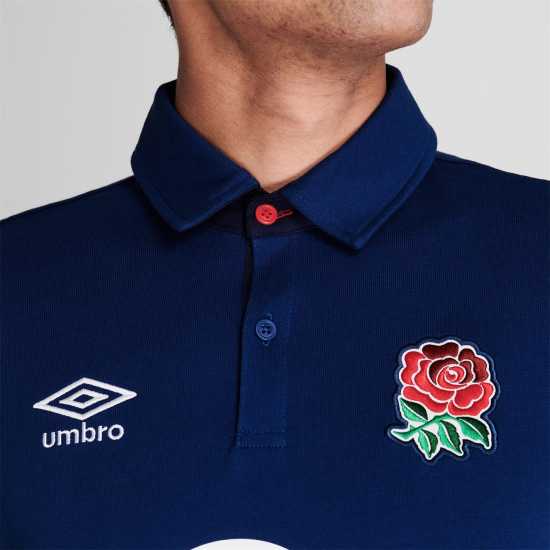Umbro England Alternate Long Sleeve Classic Rugby Shirt 2020 2021  Мъжко облекло за едри хора