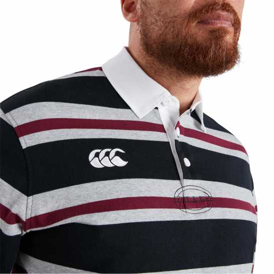 Canterbury Long Sleeved Retro Striped Jersey  Mens Rugby Clothing