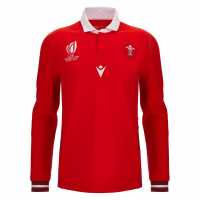 Macron Домакинска Футболна Фланелка Wales Rwc2023 Rugby Home Shirt Adults  Мъжки ризи