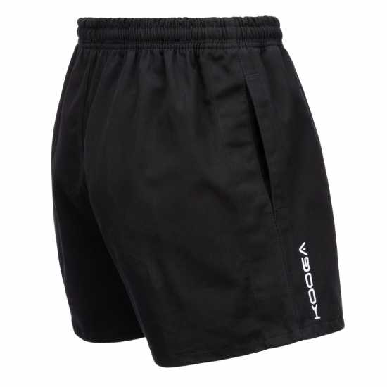 Kooga Мъжки Шорти Rugby Shorts Mens Black - Мъжки къси панталони