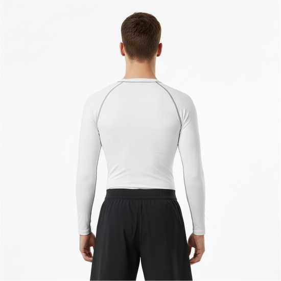 Oxen Men's Long Sleeve Baselayer Top White 