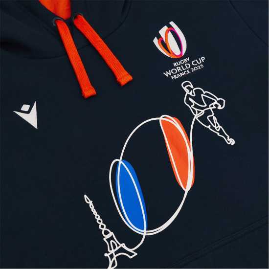 Macron Rugby World Cup Ball Hoodie 2022/2023 Mens  Мъжки суитчъри и блузи с качулки