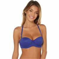 Multiway Padded Underwired Bra Blue Дамско бельо