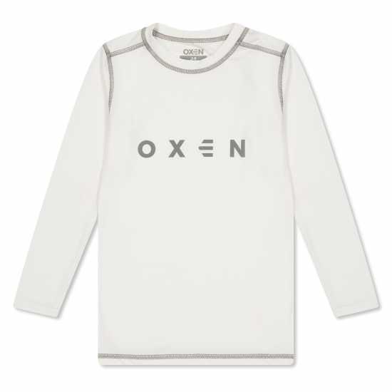 Oxen Ox Ls Baselayer Jn99 White Oxen Ox Ls Baselayer Jn99 White