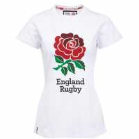 Rfu Дамска Тениска England Core T Shirt Ladies  Дамски тениски с яка