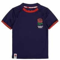 Rfu Тениска Малко Момче England T Shirt Infant Boys Navy Детски тениски и фланелки