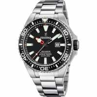 Festina Gents  Diver Silver Black Watch F20663/3  Бижутерия
