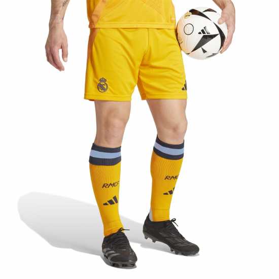 Футболни тренировъчни долнища Adidas Real Madrid Away Shorts 2024 2025 Adults Adidas Real Madrid Away Shorts 2024 2025 Adults Футболни тренировъчни долнища