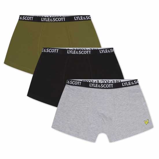 Lyle And Scott 3 Pack Of Core Trunks  