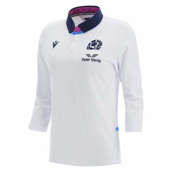 Macron Scotland Alternate Three Quarter Sleeve Classic Rugby Shirt 2021 2022 Ladies