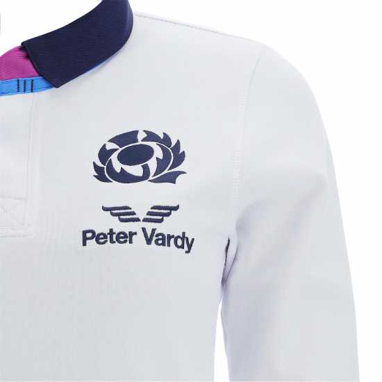 Macron Scotland Alternate Three Quarter Sleeve Classic Rugby Shirt 2021 2022 Ladies  Дамски тениски и фланелки