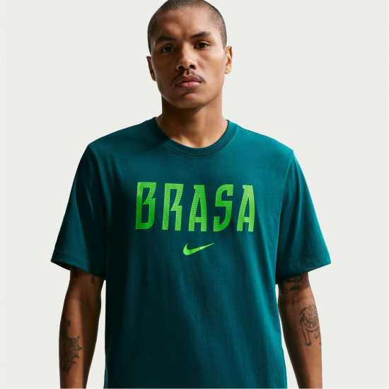 Nike Men's Brazil Short Sleeve T-Shirt Nike Men's Brazil Short Sleeve T-Shirt