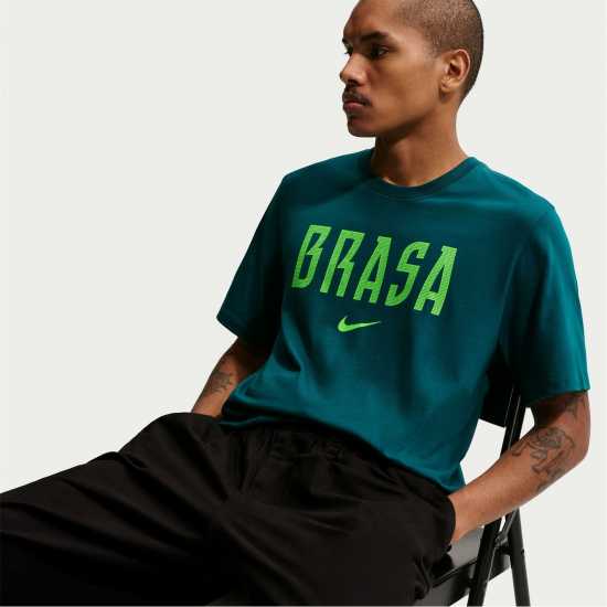 Nike Men's Brazil Short Sleeve T-Shirt Nike Men's Brazil Short Sleeve T-Shirt