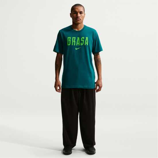 Nike Men's Brazil Short Sleeve T-Shirt Nike Men's Brazil Short Sleeve T-Shirt