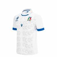 Macron Italy Rugby Away Shirt 2023 2024 Juniors  
