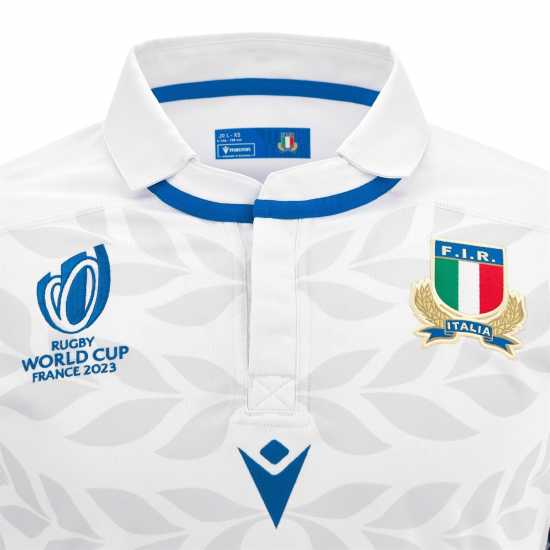 Macron Italy Rugby Away Shirt 2023 2024 Juniors  