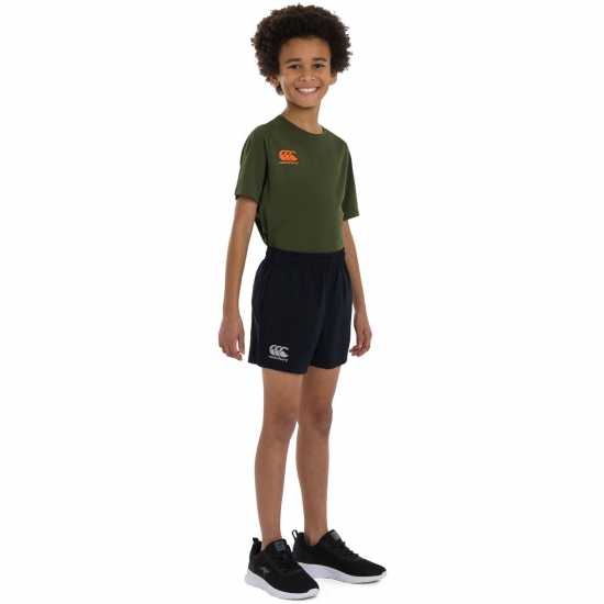 Canterbury Woven Shorts Black Детски къси панталони