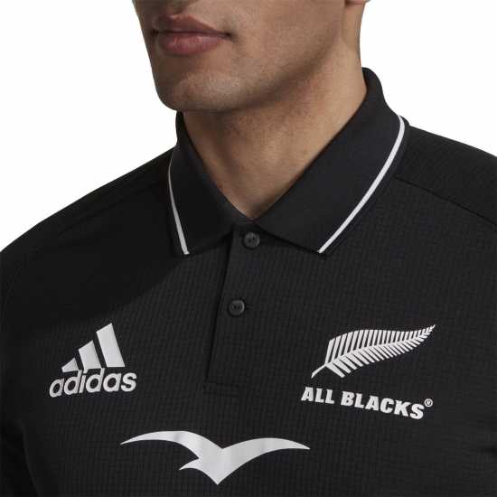 Adidas Мъжка Блуза С Яка All Blacks Home Polo Shirt Mens  Мъжко облекло за едри хора