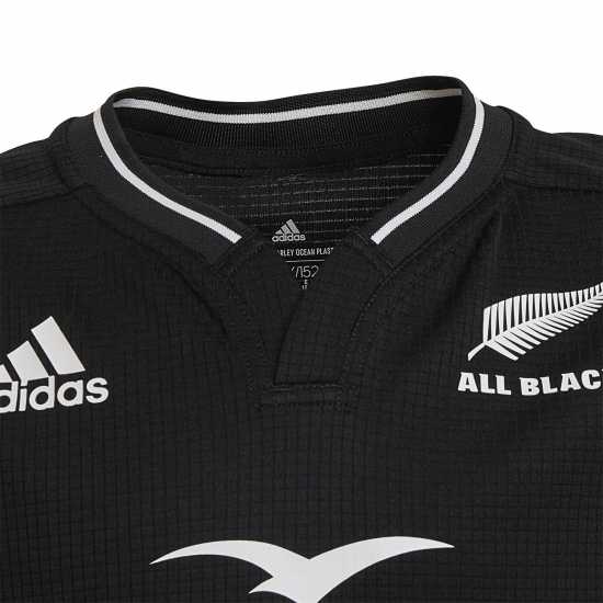 Adidas Домакинска Футболна Фланелка New Zealand All Blacks Home Shirt 2022 2023 Junior Boys  